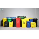 big size plastic dustbin garbage container recycle bin with 2 wheels recycling waste bin for sale