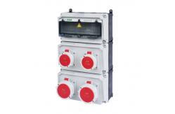 China 16A 32A 440V IP66 Power Overhaul Box Can Be Spliced Socket Box supplier