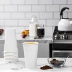 230ml 8.5oz Single Wall Disposable Cups PE Coating Milk Tea Double Wall Paper Cup for sale