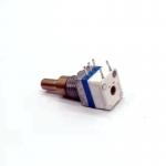 Brass 250VAC Rotary Switch Potentiometer Volume Knob 8mm For Speaker