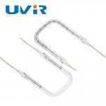 Semi Coated White Halogen Infrared Heating lamp tube U Shaped for sale
