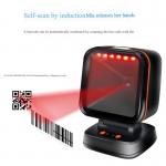 2D Omnidirectional Barcode Scanner QR Code Desktop Barcode Reader for Supermarket Auto Sense Data Matrix PDF417 1D 2D Scanners for sale