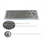 Industrial Keyboard With Trackball Compact IP65 Panel Mount Metal Keyboard for sale