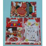 Red Plastic Toy Packaging Poly Bags / Custom Printed 3 Side Seal Bag for sale