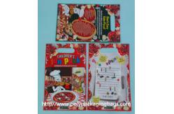China Red Plastic Toy Packaging Poly Bags / Custom Printed 3 Side Seal Bag supplier