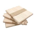 FDA Jumbo Craft Wooden Ice Cream Stick Custom Popsicle Sticks for sale