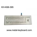Desktop Vandal Proof Panel Mount Keyboard Stainless Steel For Industrial Control Device for sale