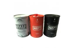 China 750ml Aluminum Metal Beer Can Embossed Small Round Tin Containers supplier