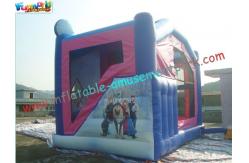China Popular Frozen Inflatable Bouncer Slide , Inflatable Frozen Castle Combo Slide supplier