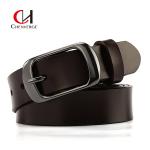 Black Men's Leather Belts Fashion Lengthened Pure Cowhide Leisure Customized Logo for sale