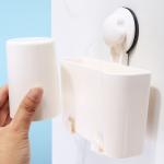 Irregularity ABS PVC Bathroom Toothbrush Holder Set Hung On The Wall