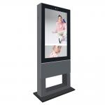 55 4000cd/m2 IP65 2500 Nits Free Standing Digital Signage for sale