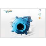 Black Rubber Lined Horizontal Slurry Pump With Closed Impeller for sale
