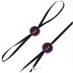 Metallic Seal String Hang Tags , Garment Black Hang Tag String for sale