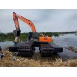 Q355B Steel Amphibious Excavator Under Carriage For Dredging River for sale
