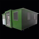 Temporary Expandable Container House / Mobile Expandable Prefab House for sale