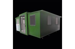 China Temporary Expandable Container House / Mobile Expandable Prefab House supplier