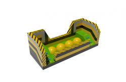 China Leaps And Bounds Inflatable Obstacle Course With Big Challenge supplier