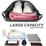 Sports Gym Shockproof Drawstring Bag Backpack Water Resistant With Zipper