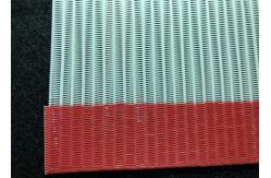China Heat Resistant Plain Weave Polyester Mesh Conveyor Belt For Fiberboard Plants supplier
