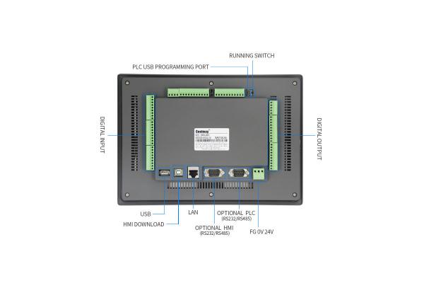Coolmay HMI PLC All In One 10 Inch 8W For Industry Automation