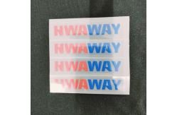 China 3D Embossed Heat Transfer Silicone Label Customizable 3D Raised Logo supplier