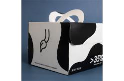 China Custom Cow Printed Cardboard Cake Boxes Set 250gsm Thickness supplier