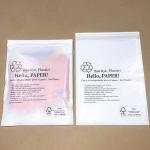 Customized Logo Design Frosted Glassine Paper Bags For Packaging T-shirts And Clothing With Self Adhesive for sale