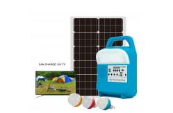 China 30W  Solar Home Lighting System Kit With USB Mobile Charging Function supplier