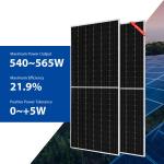 JA Rooftop Solar Panel 540W 555W 560W 565W Solar Mono Perc Half Cut Shingled for sale
