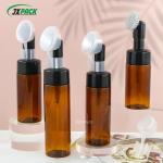 China Face Cleaning Empty Mousse Bottle 150ml PET Plastic Wash Cleanser Foam Cleanser Bottle manufacturer