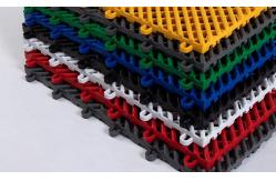 China Soundproof Gray Interlocking Sports Tiles PP Interlocking Flooring supplier