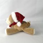 Child Friendly Christmas Plush Toys Plushy Brown Christmas Stuffed Animals