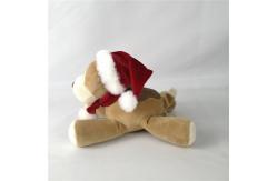 China Child Friendly Christmas Plush Toys Plushy Brown Christmas Stuffed Animals supplier