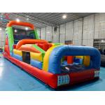 Customized Long Size Inflatable Obstacle Course Inflatable Interactive Funny Game