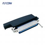Plastic Hood Solder Cup Centronics 50 Pin Connector With L Shape Cover