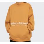 Streetwear Winter Fleece Oversized Long Sleeve Embroidery Women O Neck Sweatshirt for sale