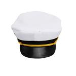 Promotional White Sailor Captain Hat , Blank Captains Hat Personalized for sale