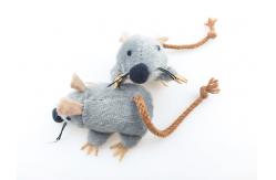 China Lightweight Plush Pet Toys Easy Cleaning With A Long Tail CPC Certification supplier