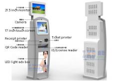China Cashless Dual Screen Kiosk Tickets Picking Up , No Payment Involvement supplier