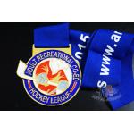 Baseball Or Hockey Dancing Custom Sports Medals For Canada With Printed Ribbon for sale