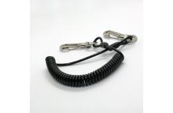 China Flexible Scaffolding Spring Loaded  Tool Lanyard with Loop and Hook supplier