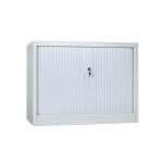 School Supermarket Light Grey Two Shelves Stainless Steel Cabinets for sale