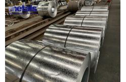 China Hot Dipped Galvanizing GI Steel Coil Zinc Coating 40g-400g Regular Spangle supplier