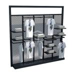 Hanging Garment Display Rack Shop With Wheels Suit Clothing Display Rod Stands Metal for sale