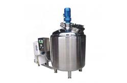 China SS316L Homogenizer Mixing Vat Tank With Agitator 100L supplier