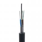 Steel Wire Strength Member Armoured Fiber Optic Cable HDPE GYTS / GYTA for sale