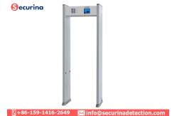 China Multi Detecting Zones Walk Through Security Detector With LED Alarming Panel supplier