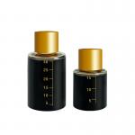 China 1fl oz Graduated Glass Volumetric Bottles with Gold screw cap for sale