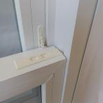 ISO9001 Glazed Tilt UPVC Double Hung Window Customized